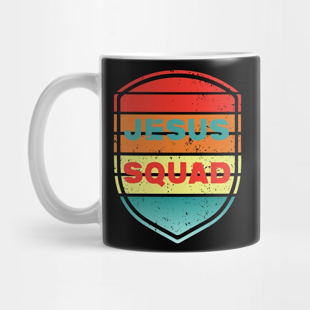 JESUS SQUAD SUNSET SHIELD by ApparelByBornAgain